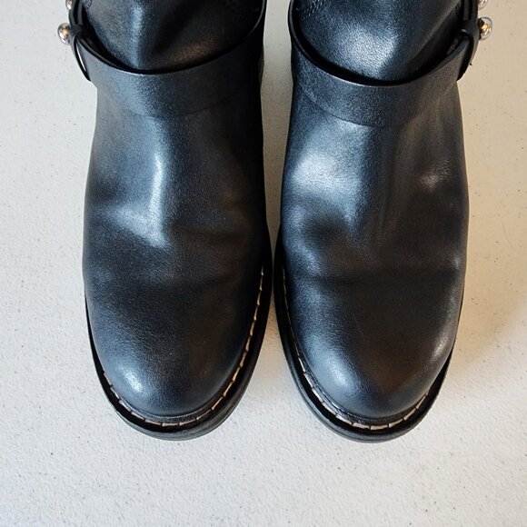 Rag & Bone Black Moto Boot "EUC" - Picture 4 of 16